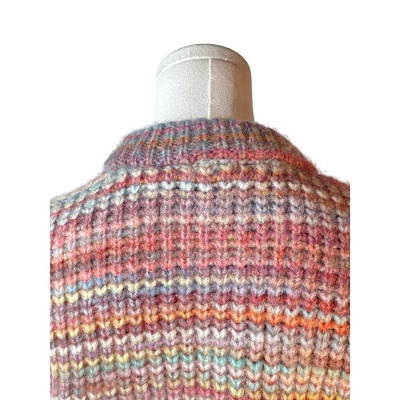 2/$30 ZARA Multicolor Striped Sweater S Acrylic & Nylon - Picture 8 of 13